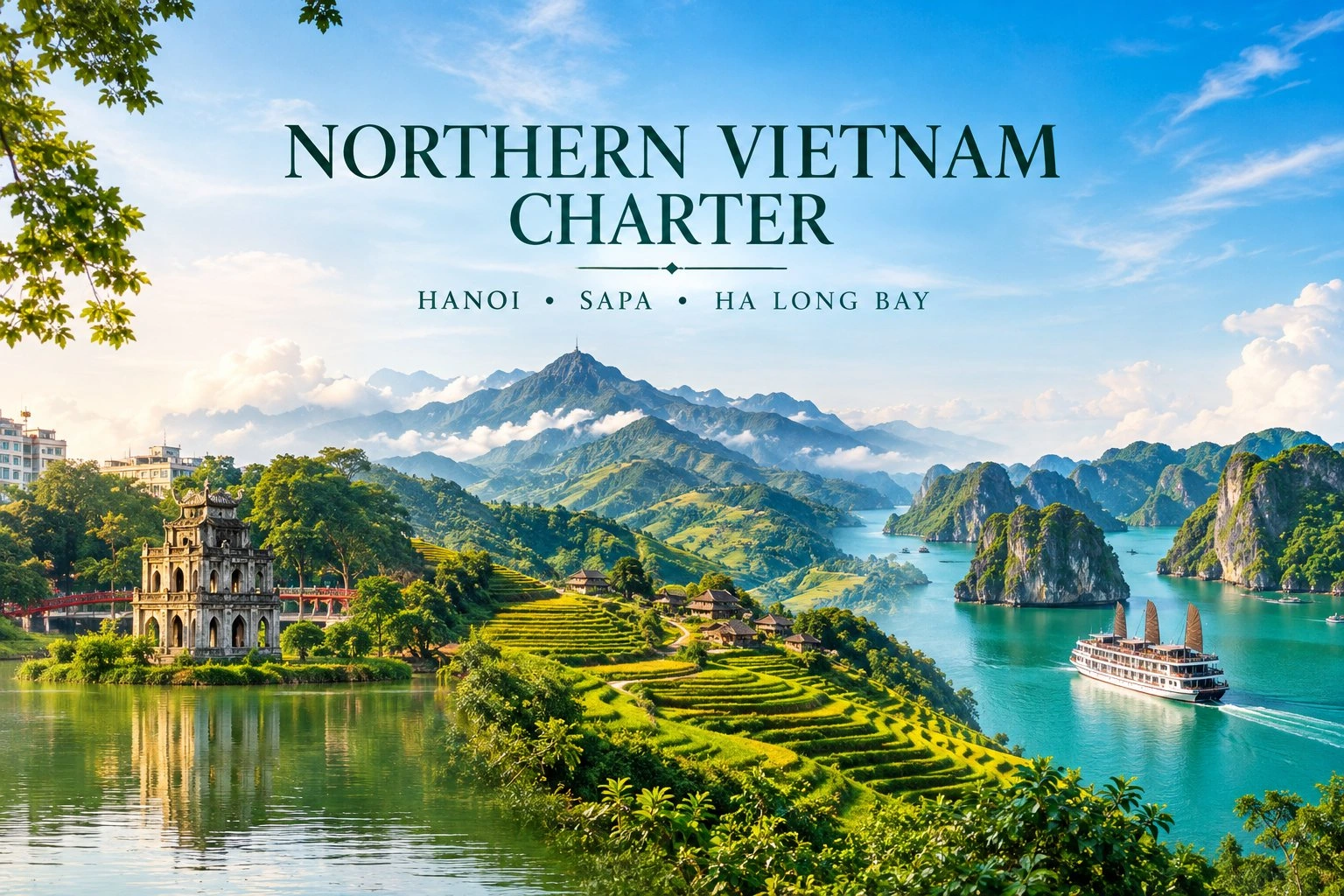 Northern Vietnam Charter: Hanoi, Sapa & Ha Long Bay